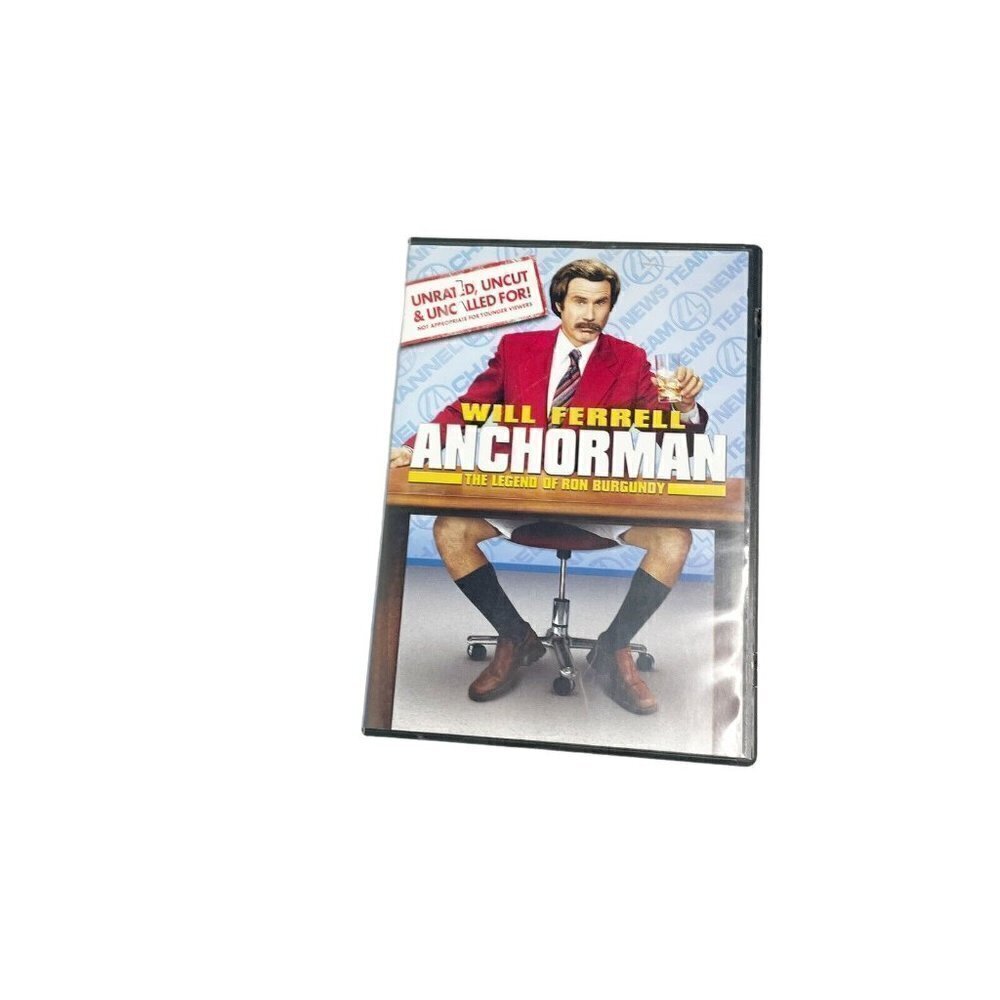 Anchorman: The Legend of Ron Burgundy (Unrated Widescreen Edition) -‎ VERY GOOD